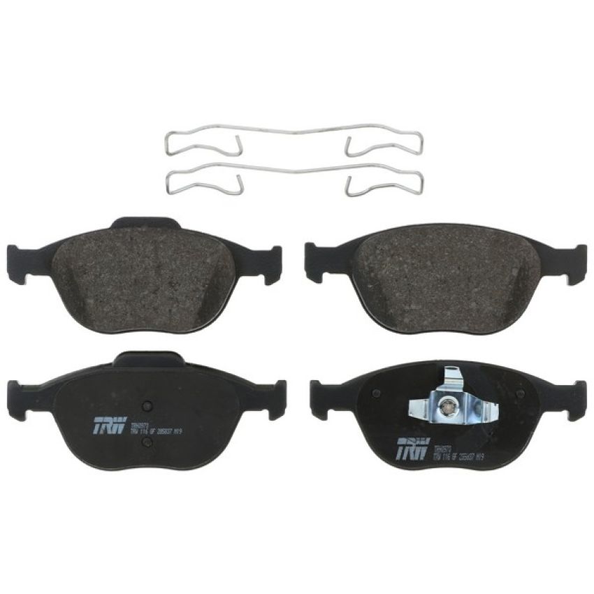 TRW PARTS TRH0970 TRW PREMIUM BRAKING - METALLIC BRAKE PAD SET - TRH0970