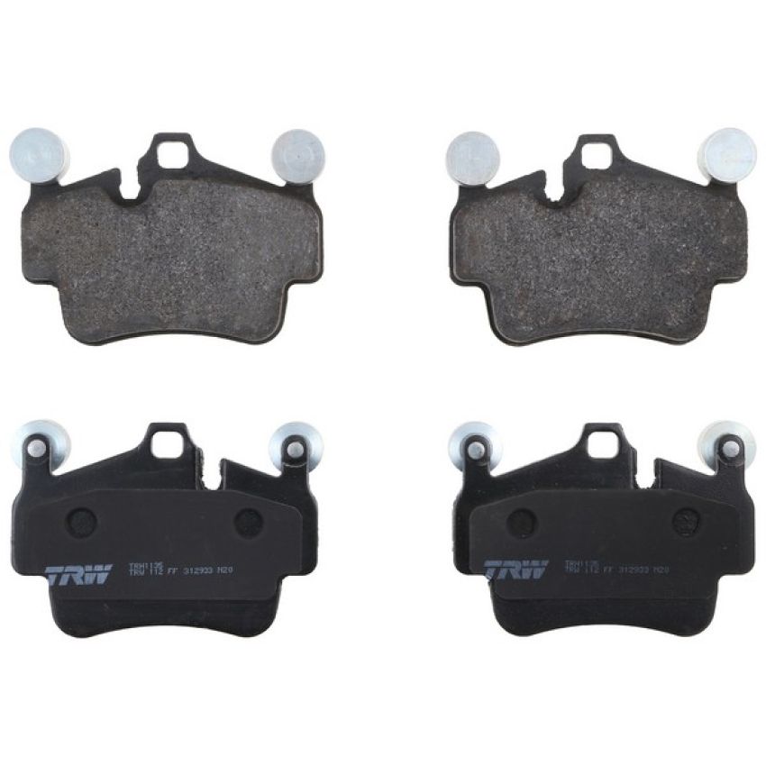 TRW PARTS TRH1135 TRW PREMIUM BRAKING - METALLIC BRAKE PAD SET - TRH1135