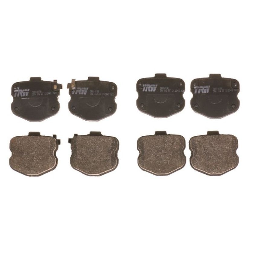 TRW PARTS TRH1419A TRW PREMIUM BRAKING - METALLIC BRAKE PAD SET - TRH1419A