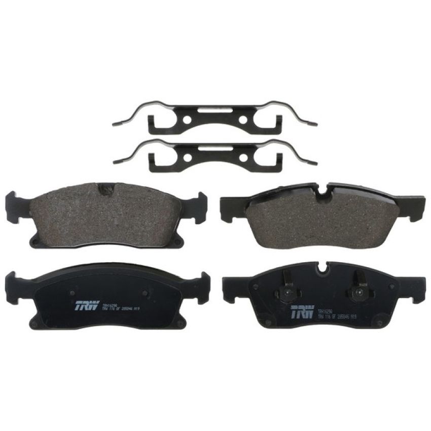 TRW PARTS TRH1629A TRW PREMIUM BRAKING - METALLIC BRAKE PAD SET - TRH1629A