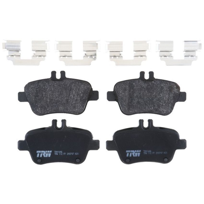 TRW PARTS TRH1646 TRW PREMIUM BRAKING - METALLIC BRAKE PAD SET - TRH1646