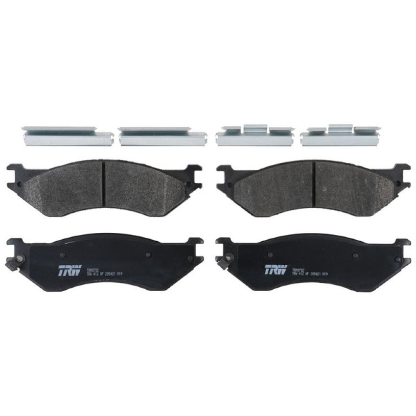 TRW PARTS TRM0702 TRW PREMIUM BRAKING - METALLIC BRAKE PAD SET - TRM0702