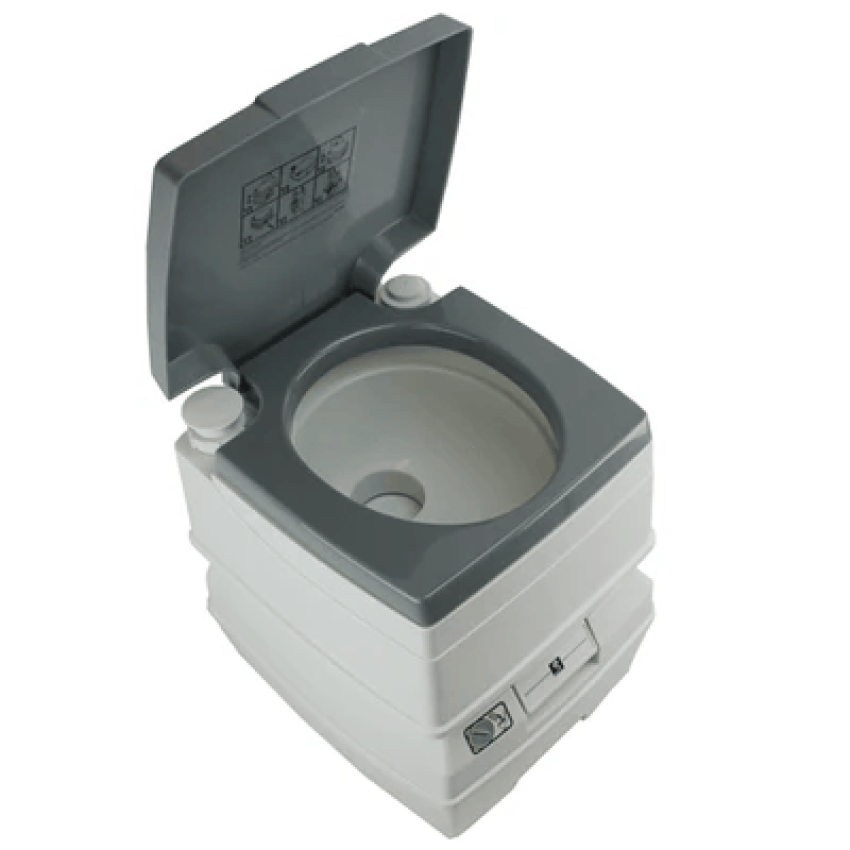 Tuff Stuff Overland TSTOILET5 5 GALLON FLUSHABLE PORTABLE OUTDOOR TOILET WITH REMOVABLE HOLDING TANK