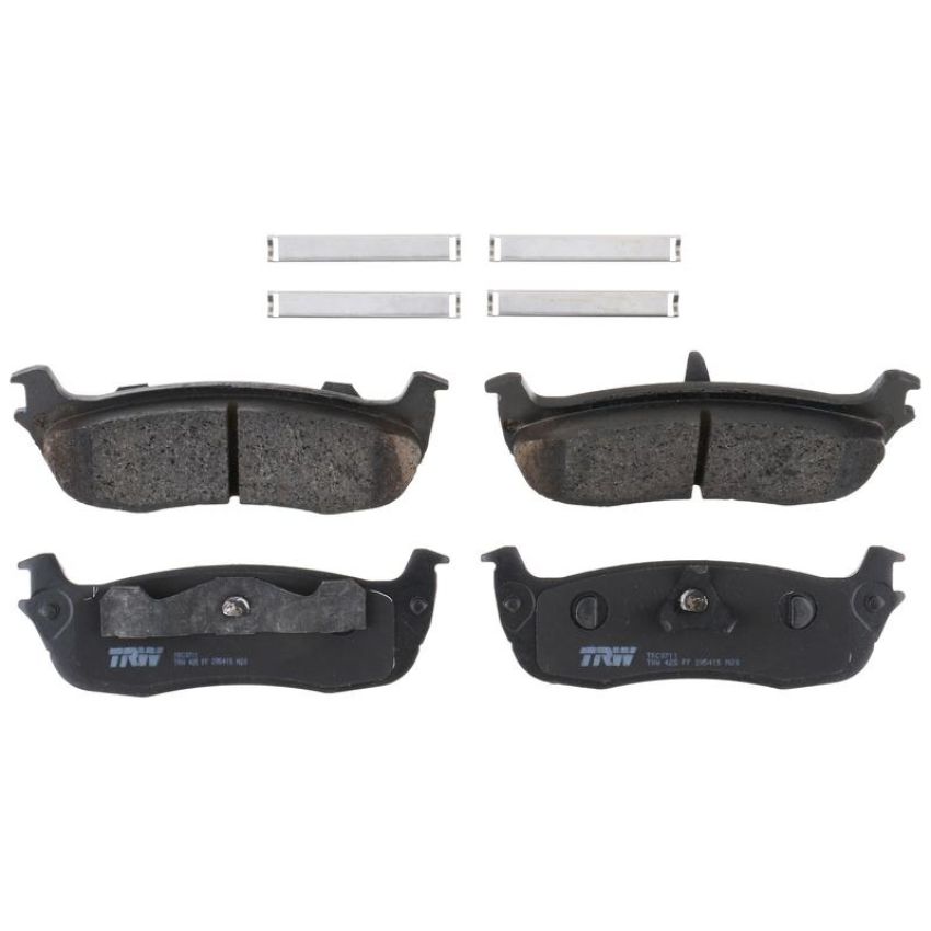 TRW PARTS TRC0711 TRW PREMIUM BRAKING - CERAMIC BRAKE PAD SET - TRC0711