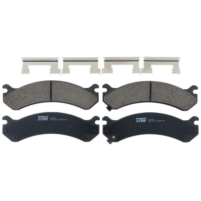 TRW PARTS TRC0784 TRW PREMIUM BRAKING - CERAMIC BRAKE PAD SET - TRC0784