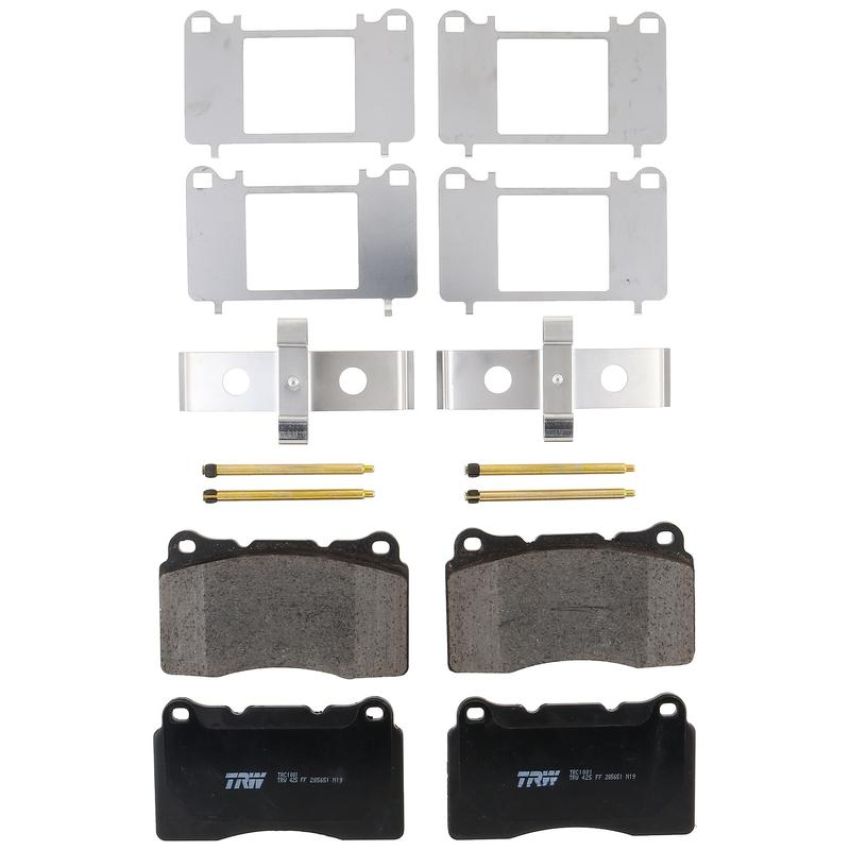 TRW PARTS TRC1001 TRW PREMIUM BRAKING - CERAMIC BRAKE PAD SET - TRC1001