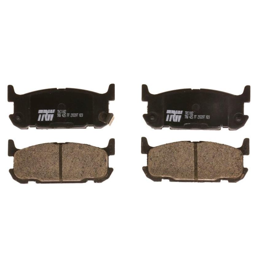 TRW PARTS TRC1002 TRW PREMIUM BRAKING - CERAMIC BRAKE PAD SET - TRC1002