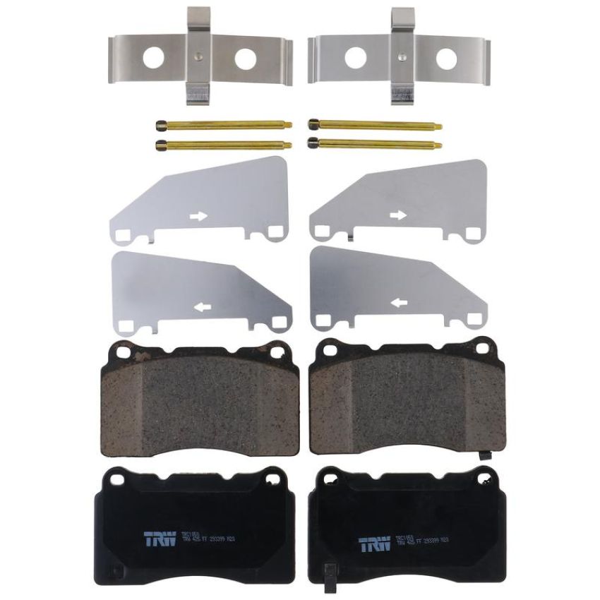 TRW PARTS TRC1050 TRW PREMIUM BRAKING - CERAMIC BRAKE PAD SET - TRC1050