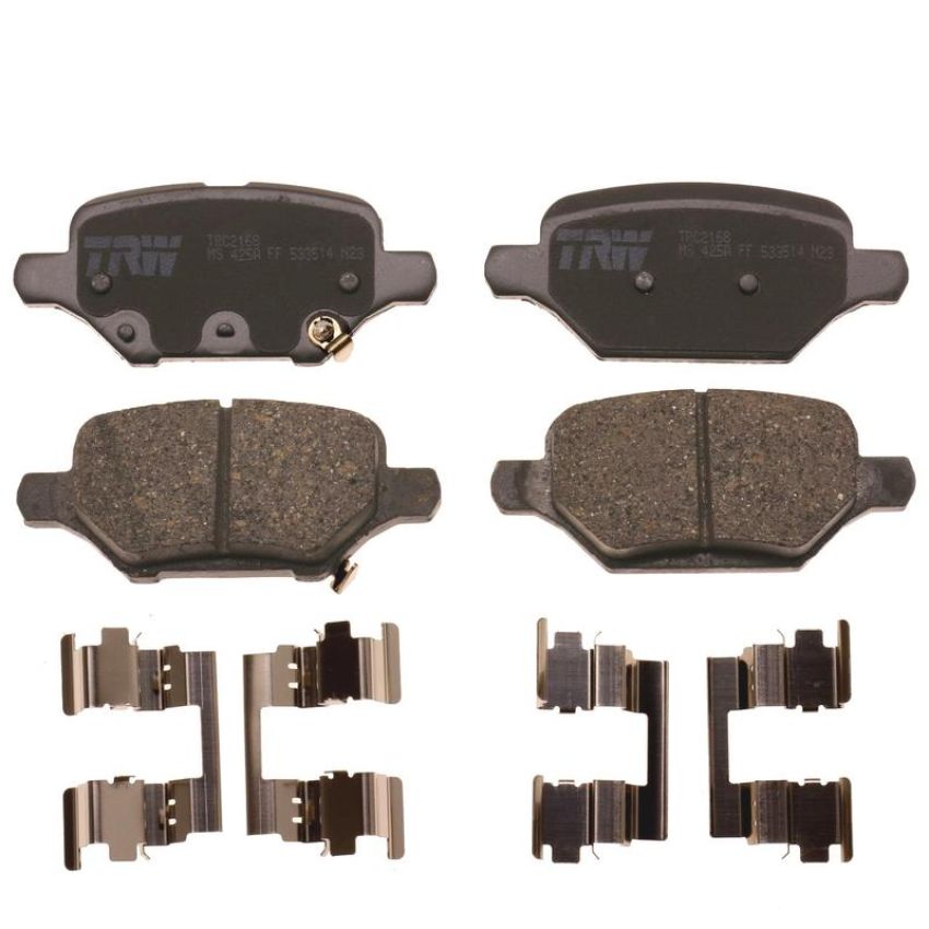 TRW PARTS TRC2168 TRW PREMIUM BRAKING - CERAMIC BRAKE PAD KIT - TRC2168
