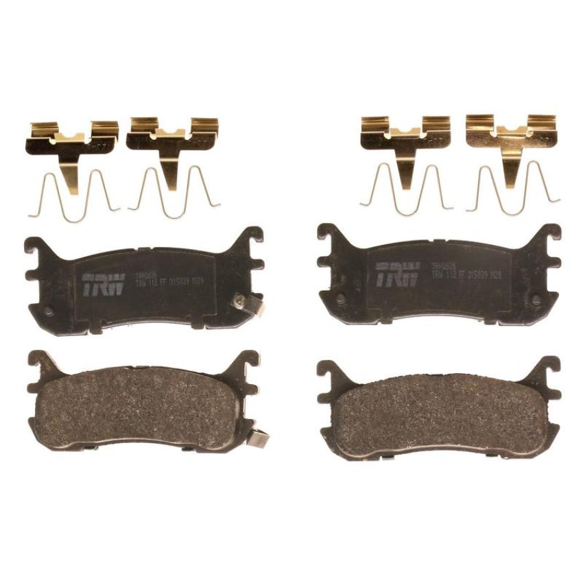 TRW PARTS TRH0636 TRW PREMIUM BRAKING - METALLIC BRAKE PAD SET - TRH0636