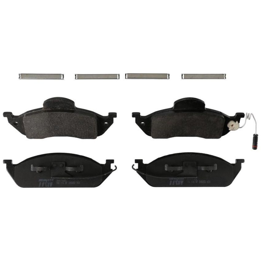 TRW PARTS TRH0760ES TRW PREMIUM BRAKING - METALLIC BRAKE PAD SET - TRH0760ES
