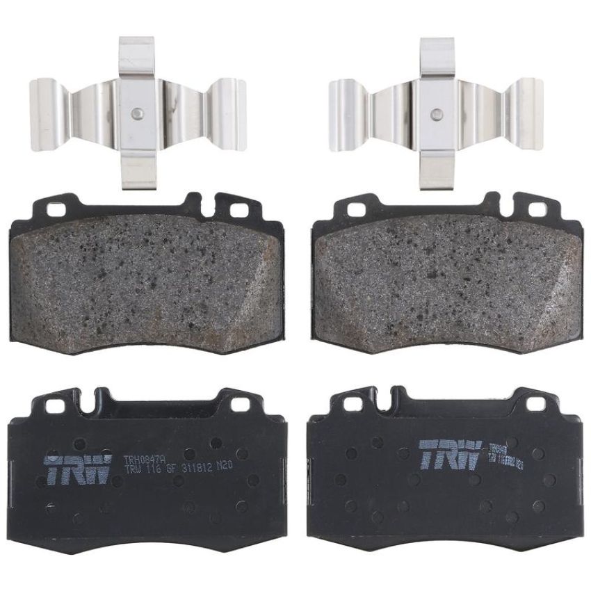 TRW PARTS TRH0847A TRW PREMIUM BRAKING - METALLIC BRAKE PAD SET - TRH0847A