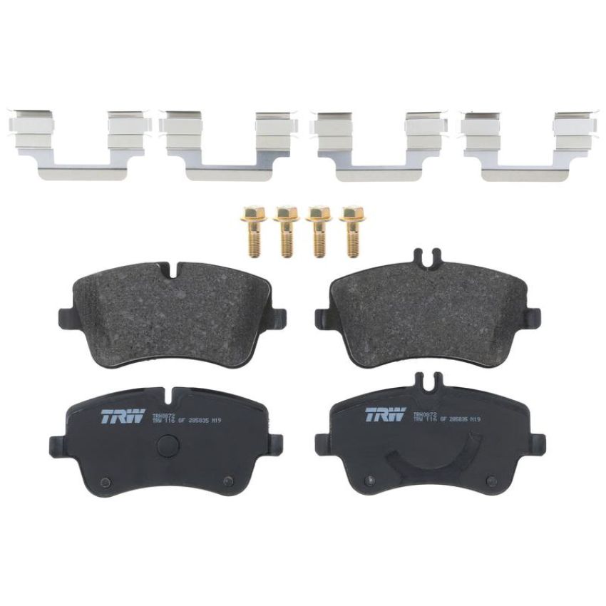 TRW PARTS TRH0872 TRW PREMIUM BRAKING - METALLIC BRAKE PAD SET - TRH0872