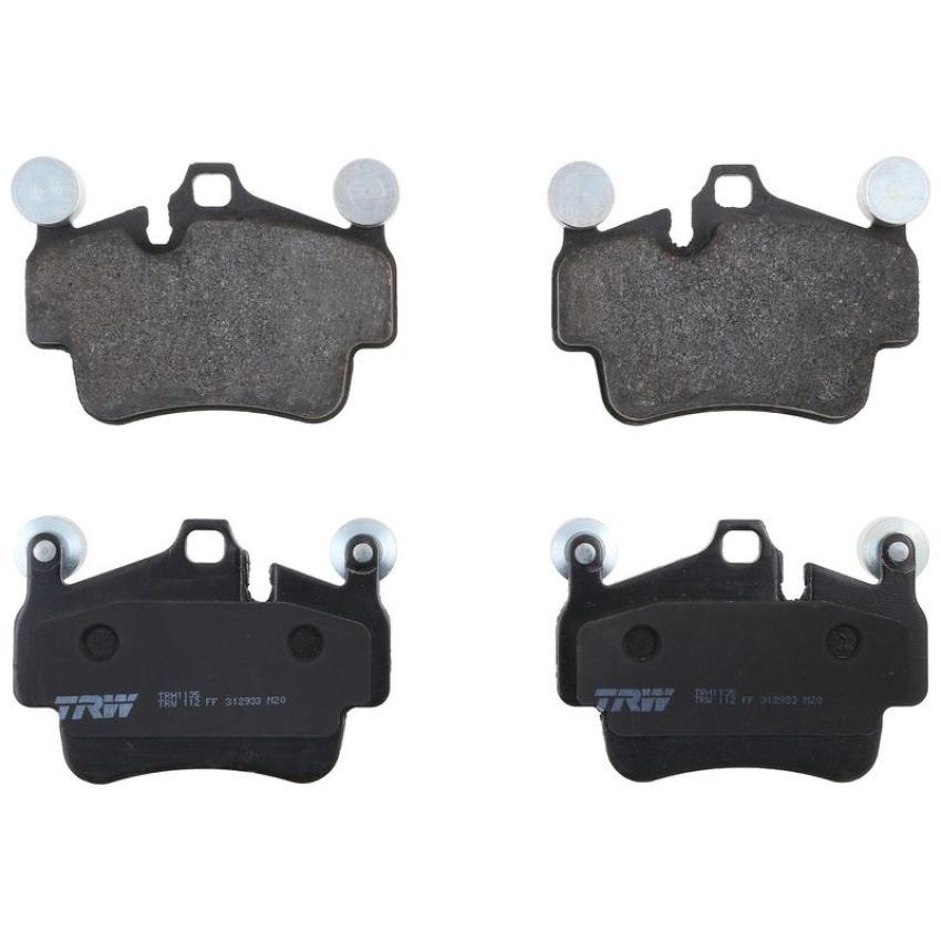 TRW PARTS TRH1135 TRW PREMIUM BRAKING - METALLIC BRAKE PAD SET - TRH1135