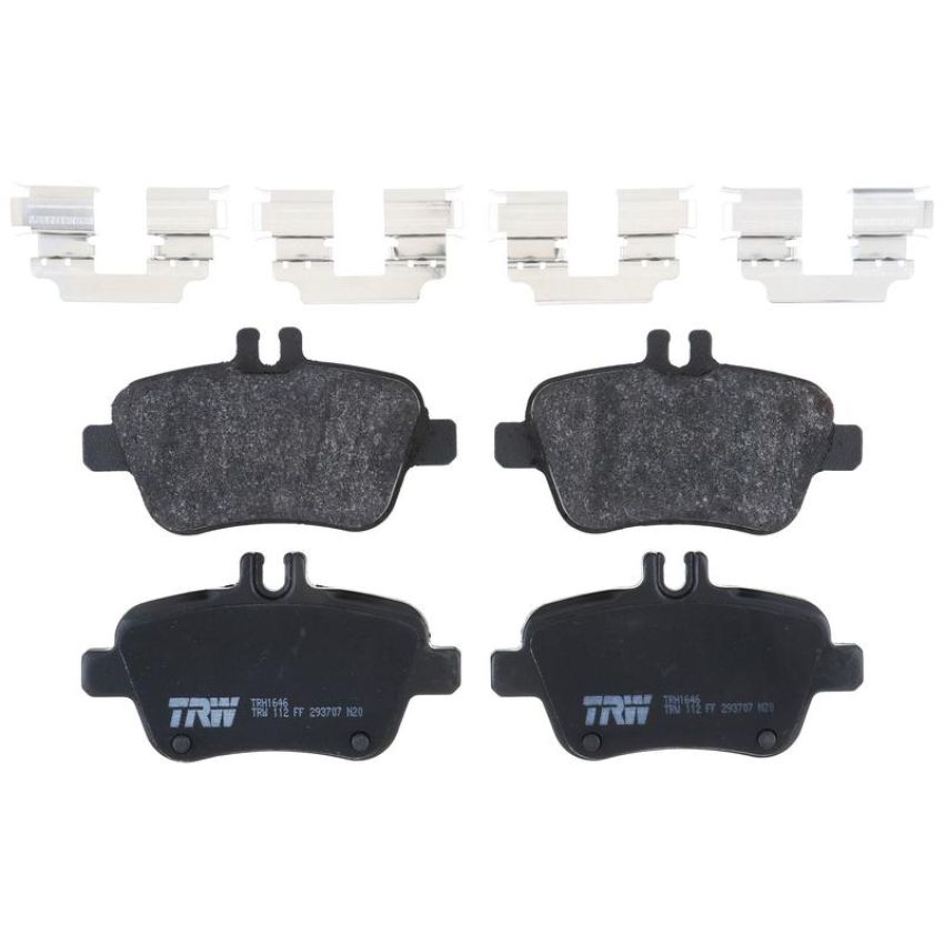 TRW PARTS TRH1646 TRW PREMIUM BRAKING - METALLIC BRAKE PAD SET - TRH1646