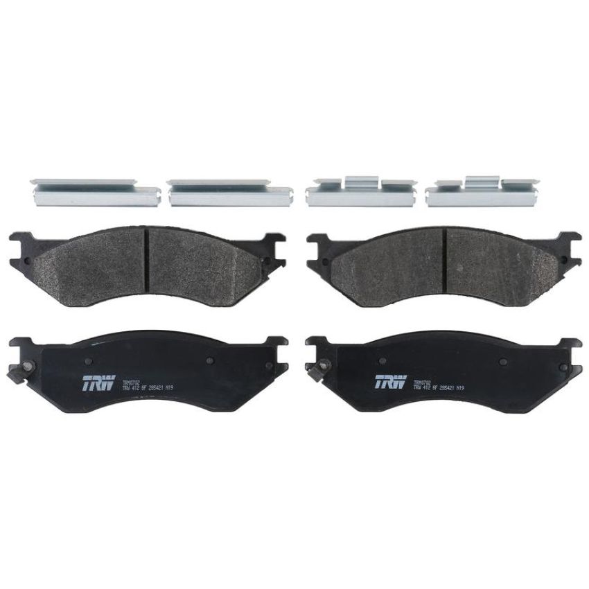 TRW PARTS TRM0702 TRW PREMIUM BRAKING - METALLIC BRAKE PAD SET - TRM0702