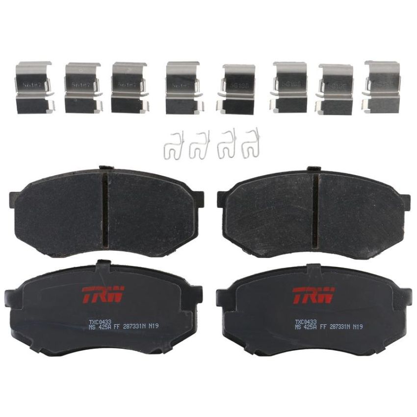 TRW PARTS TXC0433 TRW PREMIUM BRAKING - CERAMIC BRAKE PAD SET - TXC0433