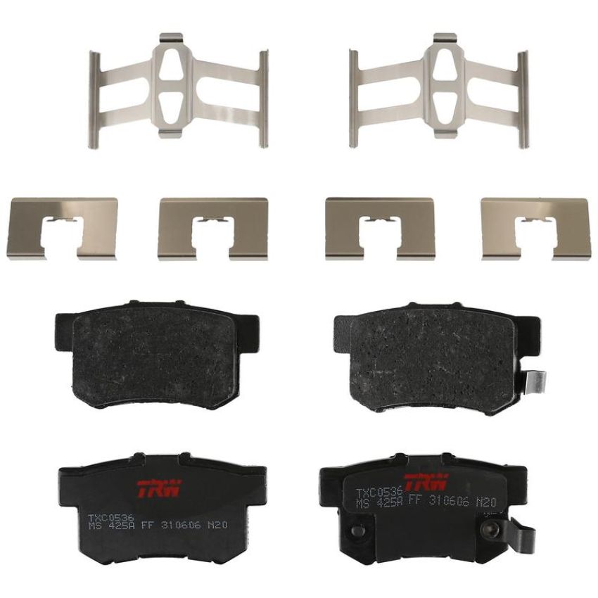 TRW PARTS TXC0536 TRW PREMIUM BRAKING - CERAMIC BRAKE PAD SET - TXC0536