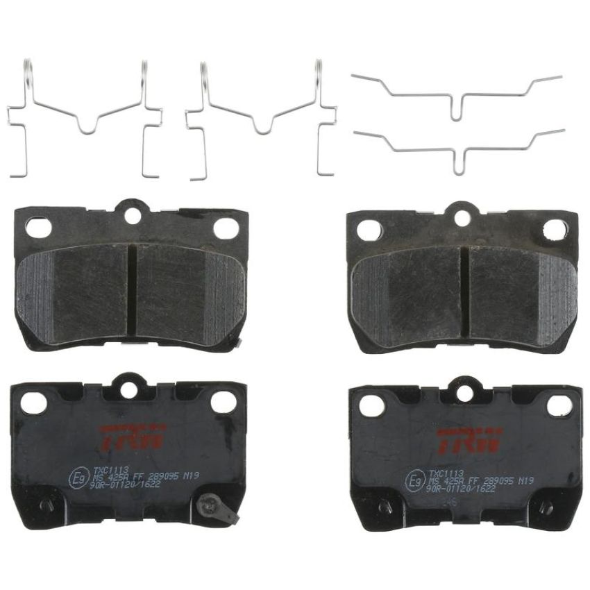 TRW PARTS TXC1113 TRW PREMIUM BRAKING - CERAMIC BRAKE PAD SET - TXC1113