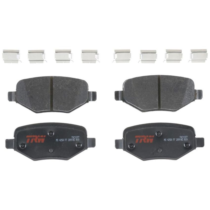 TRW PARTS TXC1377 TRW PREMIUM BRAKING - CERAMIC BRAKE PAD SET - TXC1377