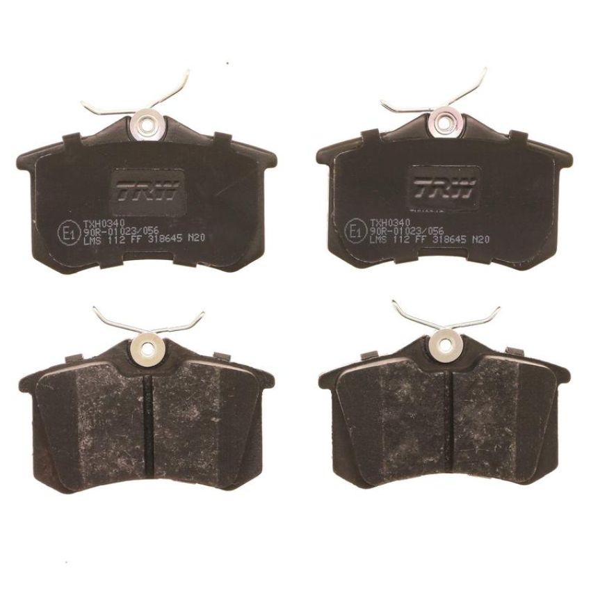TRW PARTS TXH0340 TRW PREMIUM BRAKING - METALLIC BRAKE PAD SET - TXH0340