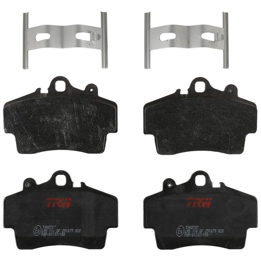 TRW PARTS TXH0737 TRW PREMIUM BRAKING - METALLIC BRAKE PAD SET - TXH0737