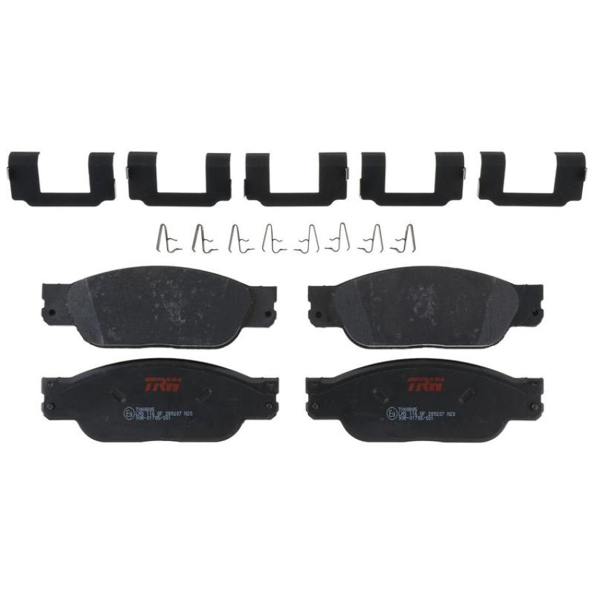 TRW PARTS TXH0805 TRW PREMIUM BRAKING - METALLIC BRAKE PAD SET - TXH0805