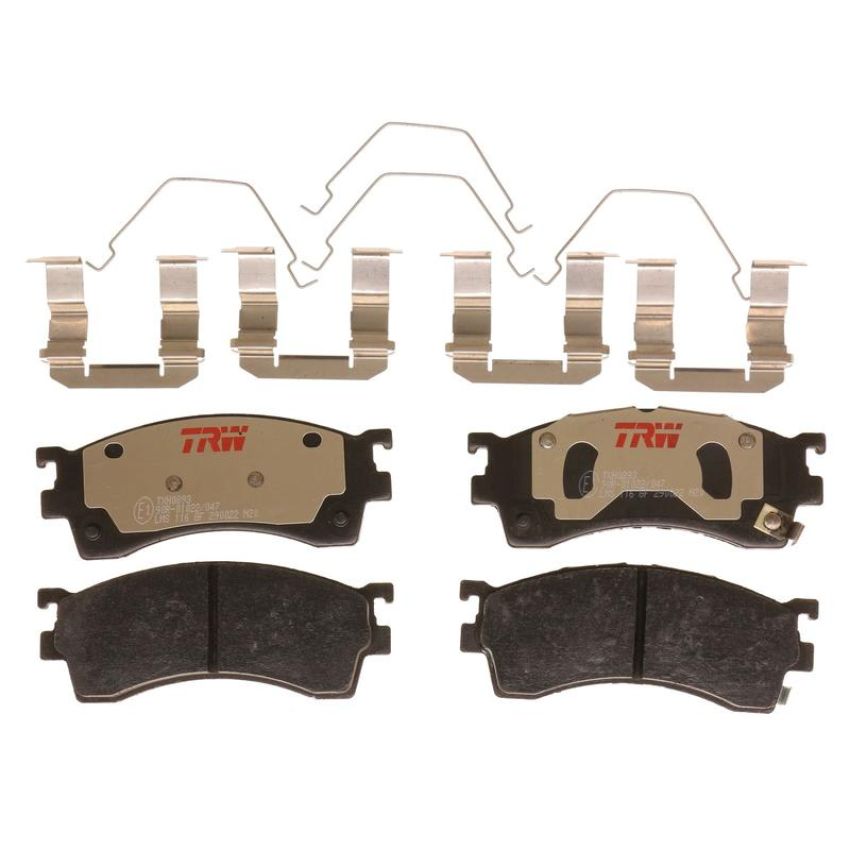 TRW PARTS TXH0893 TRW PREMIUM BRAKING - METALLIC BRAKE PAD SET - TXH0893