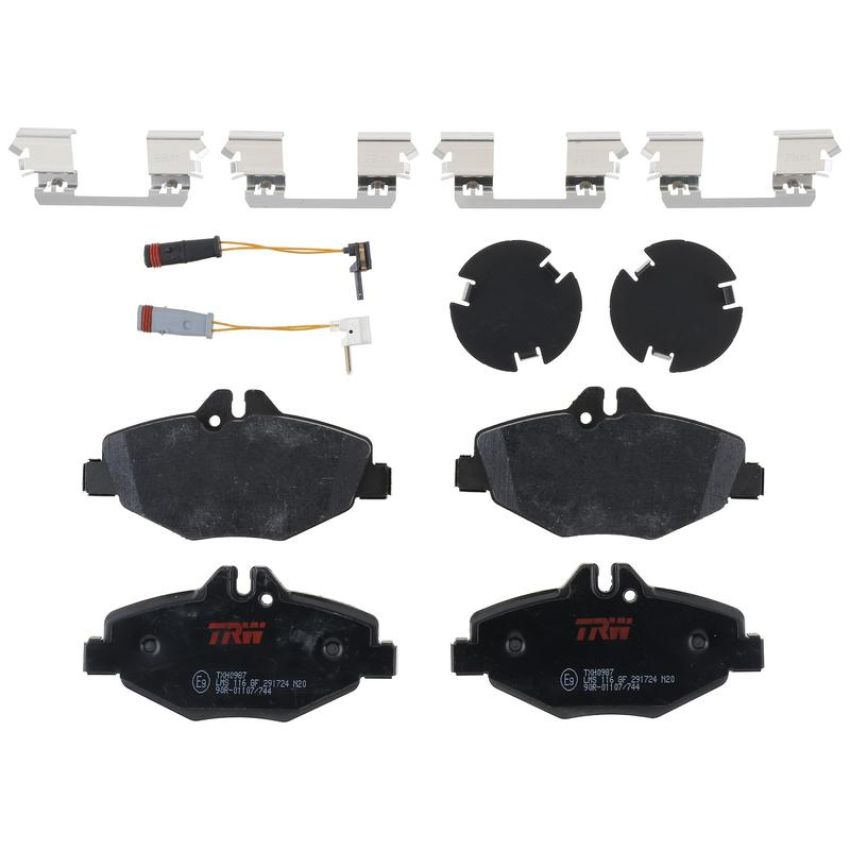 TRW PARTS TXH0987 TRW PREMIUM BRAKING - METALLIC BRAKE PAD SET - TXH0987