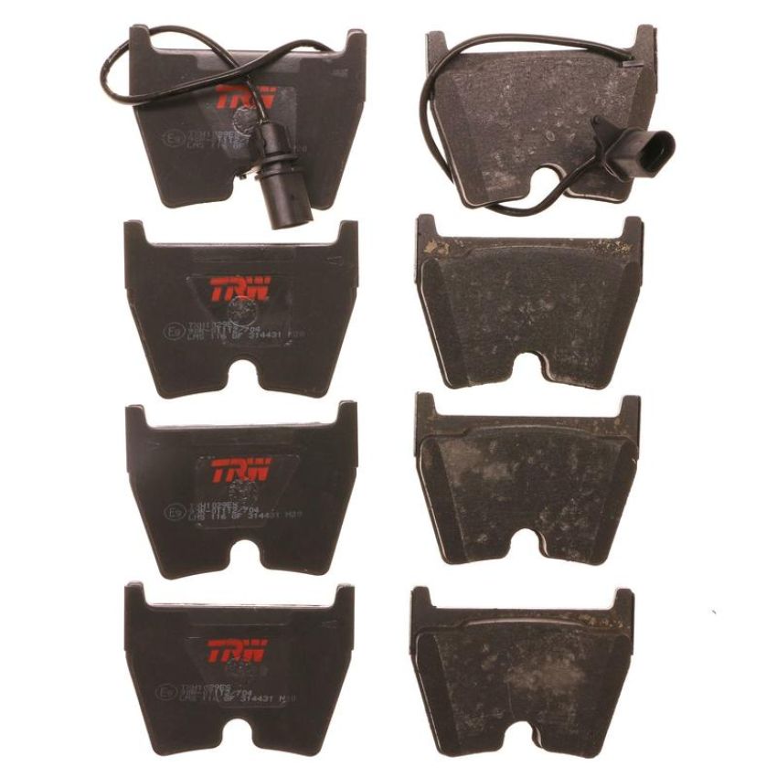 TRW PARTS TXH1029ES TRW PREMIUM BRAKING - METALLIC BRAKE PAD SET - TXH1029ES