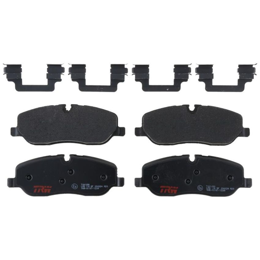 TRW PARTS TXH1098 TRW PREMIUM BRAKING - METALLIC BRAKE PAD SET - TXH1098