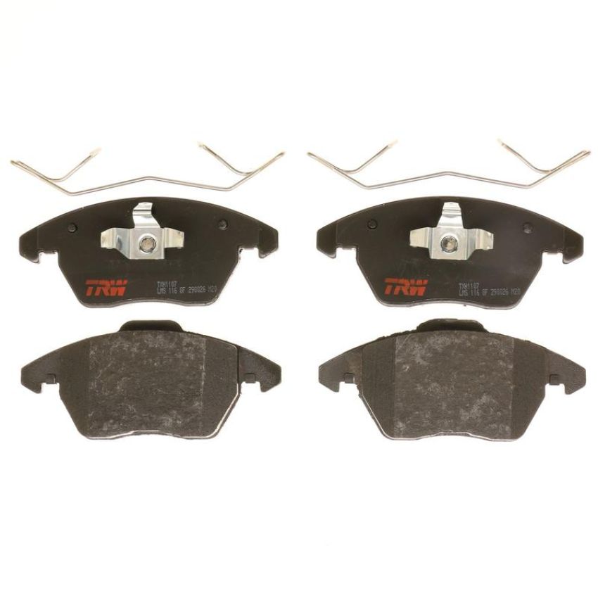 TRW PARTS TXH1107 TRW PREMIUM BRAKING - METALLIC BRAKE PAD SET - TXH1107