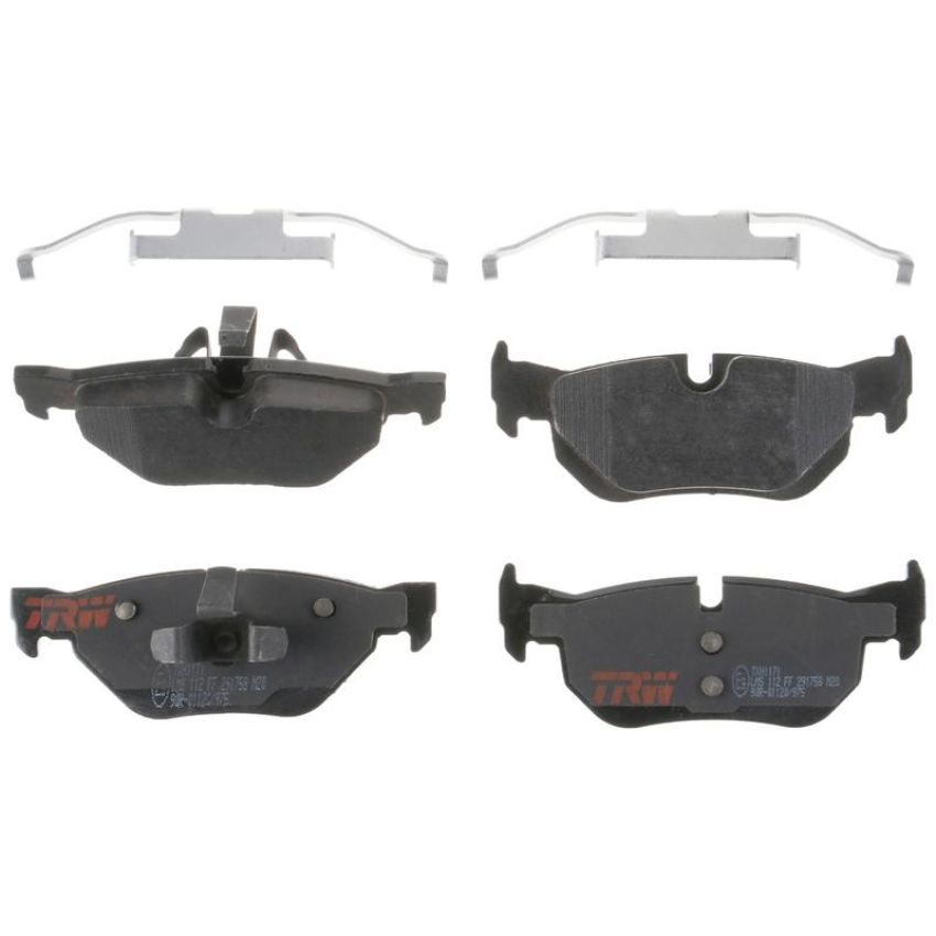 TRW PARTS TXH1171 TRW PREMIUM BRAKING - METALLIC BRAKE PAD SET - TXH1171