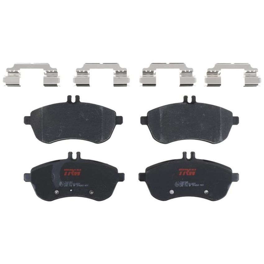 TRW PARTS TXH1340 TRW PREMIUM BRAKING - METALLIC BRAKE PAD SET - TXH1340