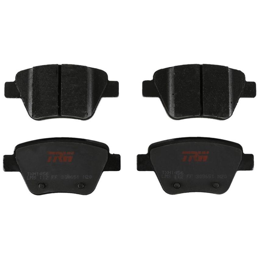 TRW PARTS TXH1456 TRW PREMIUM BRAKING - METALLIC BRAKE PAD SET - TXH1456