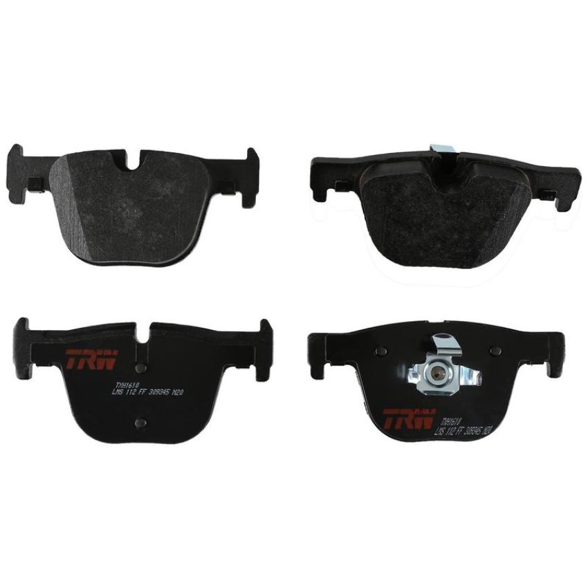 TRW PARTS TXH1610 TRW PREMIUM BRAKING - METALLIC BRAKE PAD SET - TXH1610