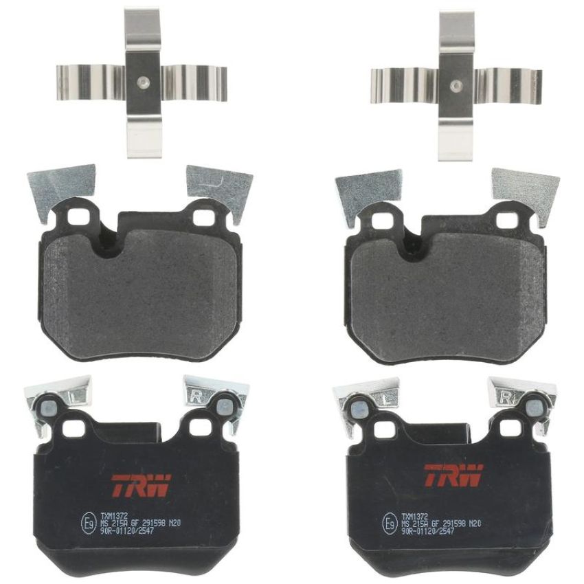 TRW PARTS TXM1372 TRW PREMIUM BRAKING - METALLIC BRAKE PAD SET - TXM1372