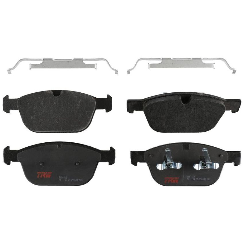TRW PARTS TXM1412 TRW PREMIUM BRAKING - METALLIC BRAKE PAD SET - TXM1412