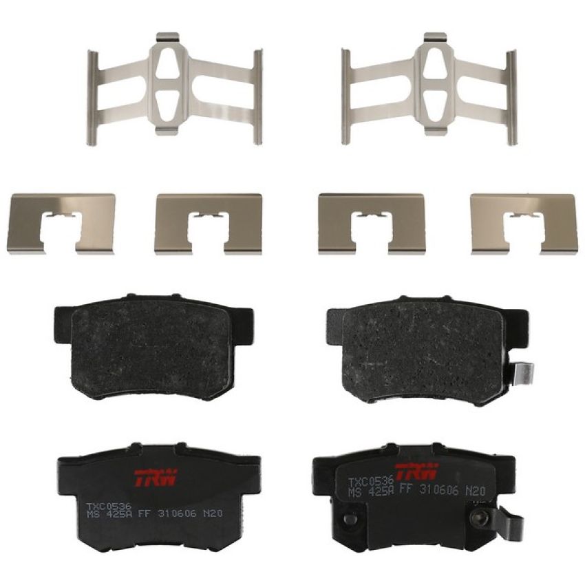 TRW PARTS TXC0536 TRW PREMIUM BRAKING - CERAMIC BRAKE PAD SET - TXC0536