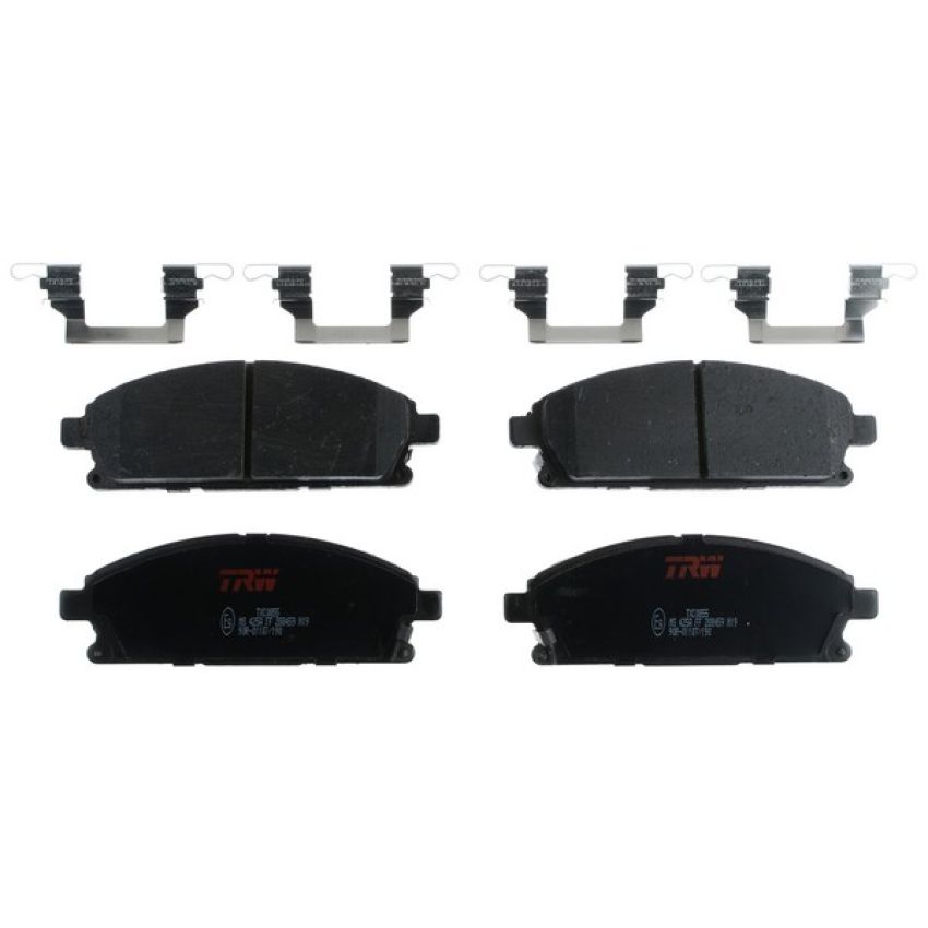 TRW PARTS TXC0855 TRW PREMIUM BRAKING - CERAMIC BRAKE PAD SET - TXC0855
