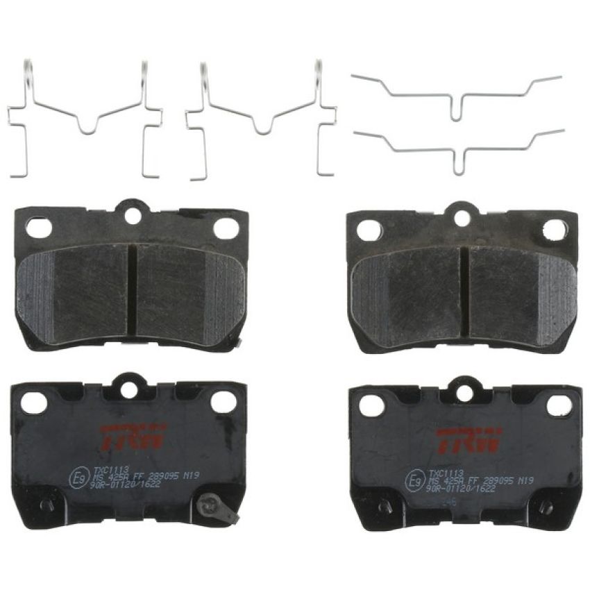 TRW PARTS TXC1113 TRW PREMIUM BRAKING - CERAMIC BRAKE PAD SET - TXC1113