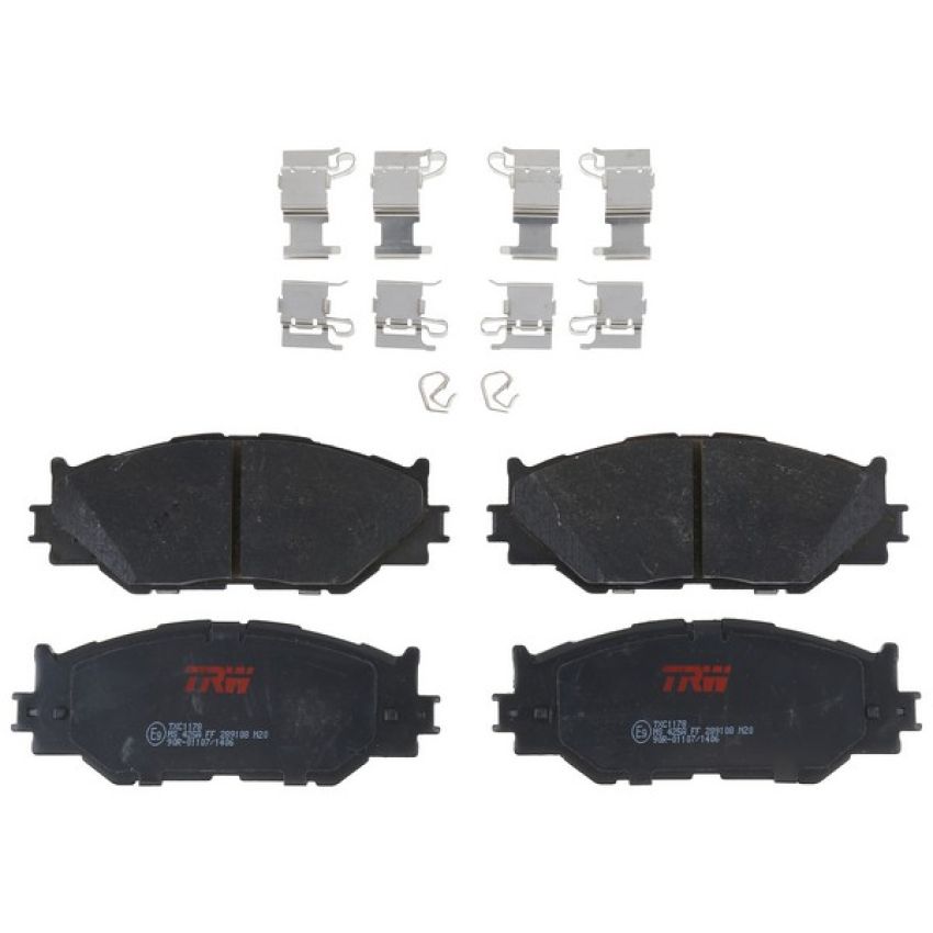 TRW PARTS TXC1178 TRW PREMIUM BRAKING - CERAMIC BRAKE PAD SET - TXC1178