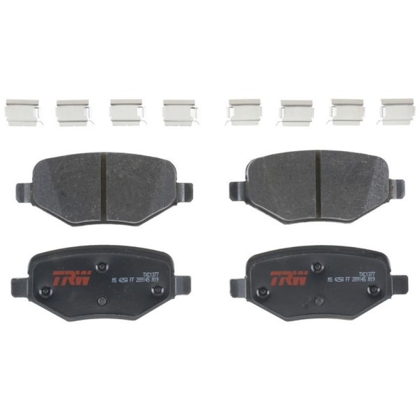 TRW PARTS TXC1377 TRW PREMIUM BRAKING - CERAMIC BRAKE PAD SET - TXC1377