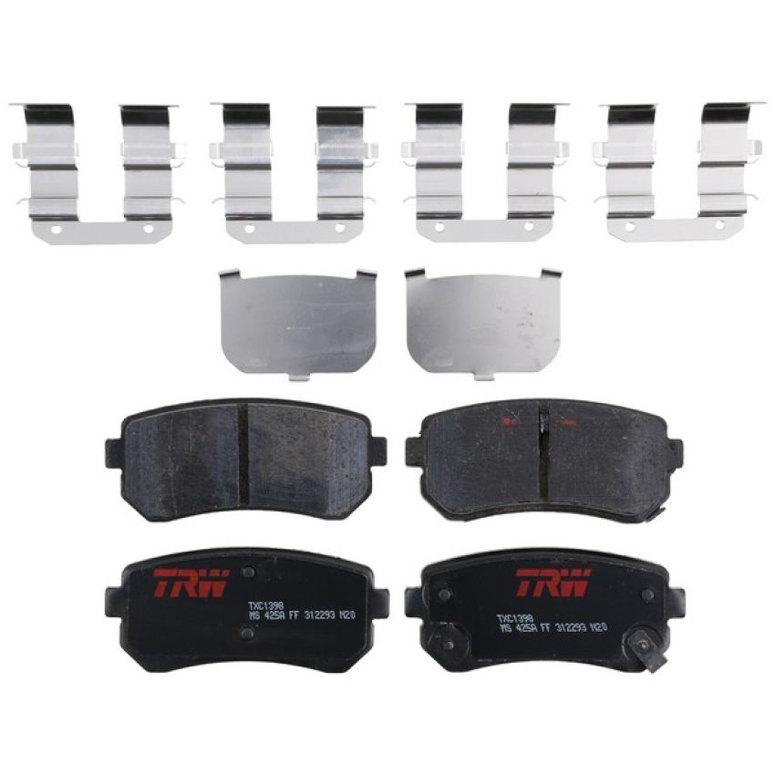 TRW PARTS TXC1398 TRW PREMIUM BRAKING - CERAMIC BRAKE PAD SET - TXC1398