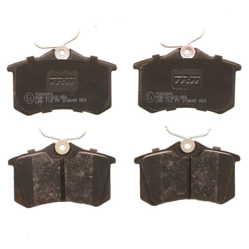 TRW PARTS TXH0340 TRW PREMIUM BRAKING - METALLIC BRAKE PAD SET - TXH0340