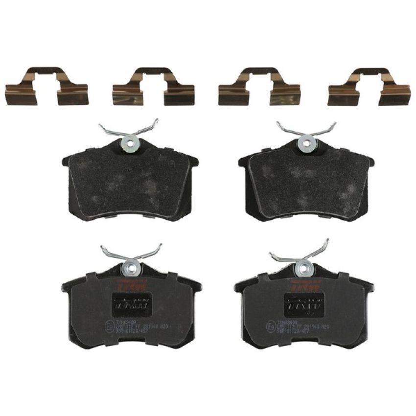 TRW PARTS TXH0340A TRW PREMIUM BRAKING - METALLIC BRAKE PAD SET - TXH0340A