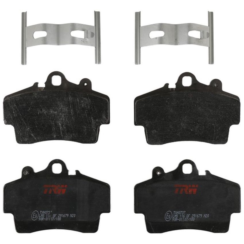 TRW PARTS TXH0737 TRW PREMIUM BRAKING - METALLIC BRAKE PAD SET - TXH0737