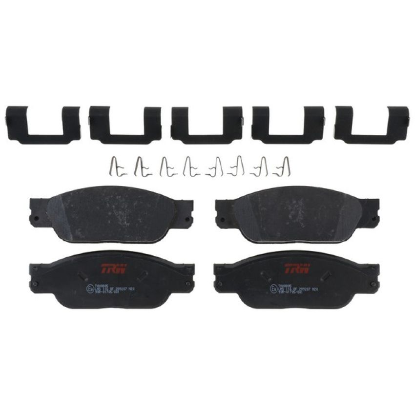 TRW PARTS TXH0805 TRW PREMIUM BRAKING - METALLIC BRAKE PAD SET - TXH0805
