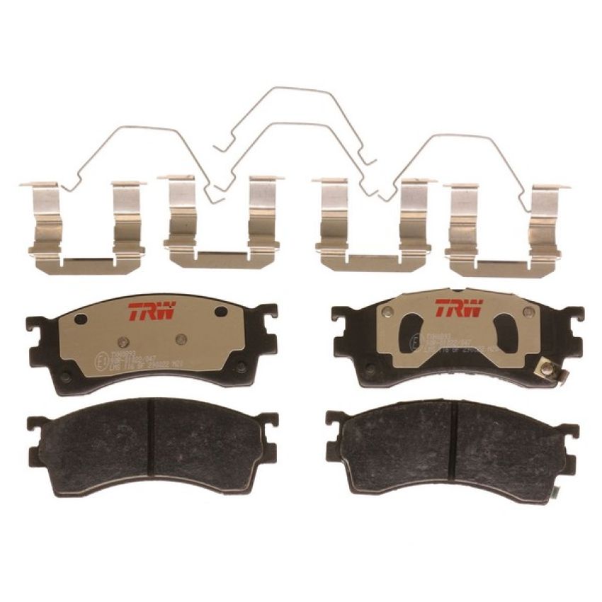 TRW PARTS TXH0893 TRW PREMIUM BRAKING - METALLIC BRAKE PAD SET - TXH0893