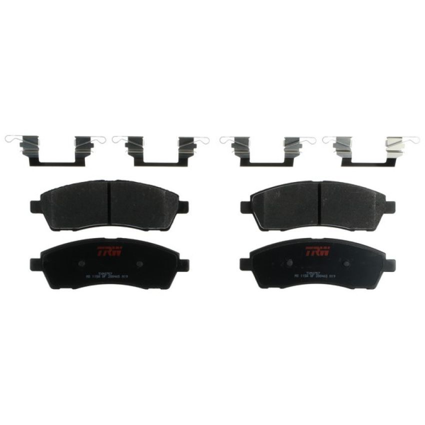 TRW PARTS TXM0757 TRW PREMIUM BRAKING - METALLIC BRAKE PAD SET - TXM0757